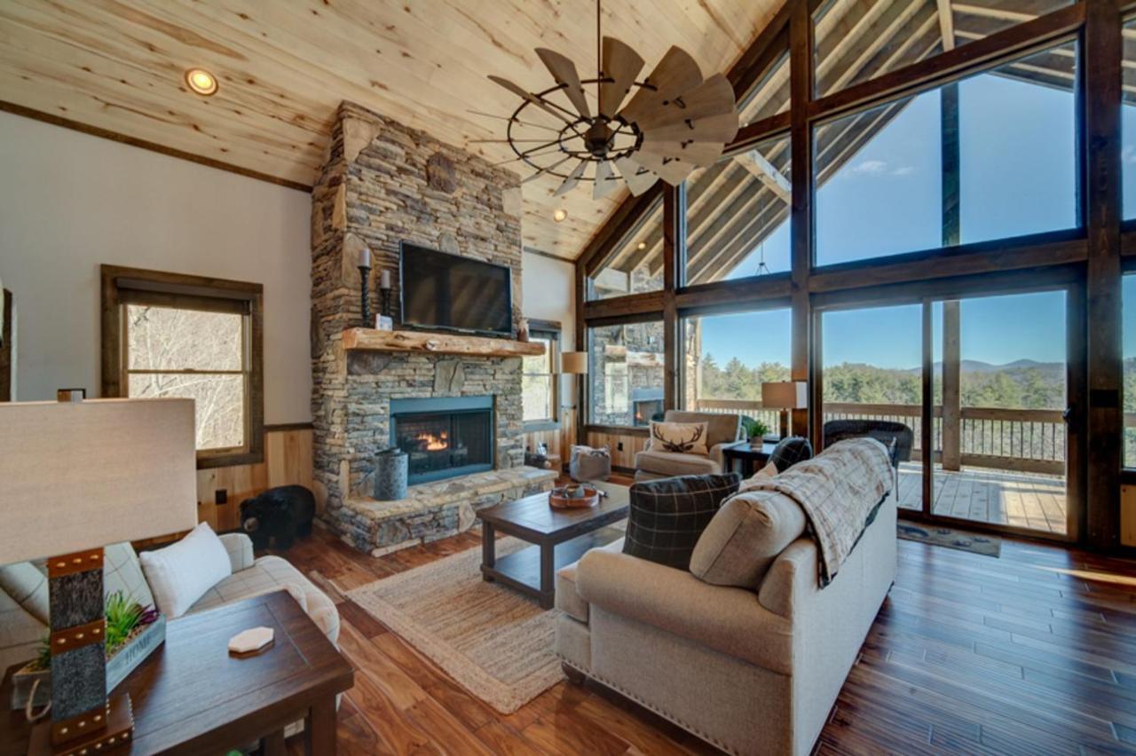 Bear Claw Cabin Blue Ridge Exteriör bild