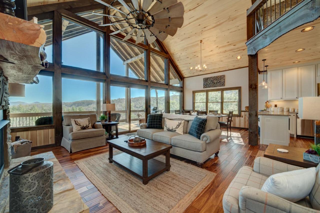Bear Claw Cabin Blue Ridge Exteriör bild